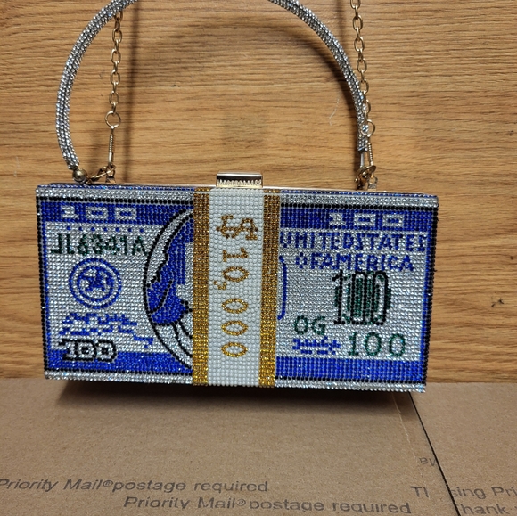 N/A Handbags - Crossbody Clutch Sparkled Purse